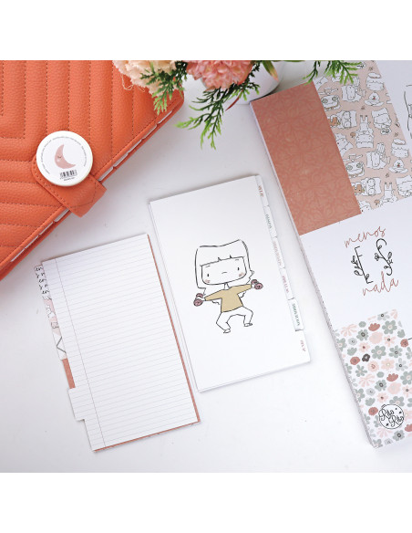 Personal diary dividers | Menos es nada collection