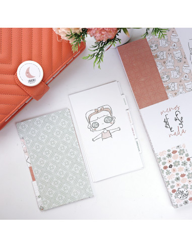 Personal diary dividers | Menos es nada collection Personal diary dividers | Menos es nada collection