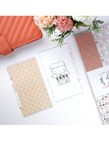 Personal diary dividers | Menos es nada collection