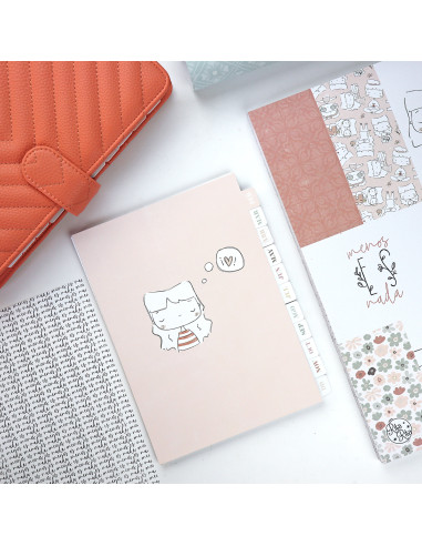 A5 diary dividers | Menos es nada collection