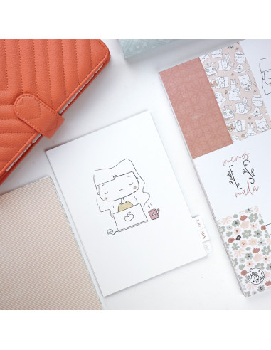 A5 diary dividers | Menos es nada...