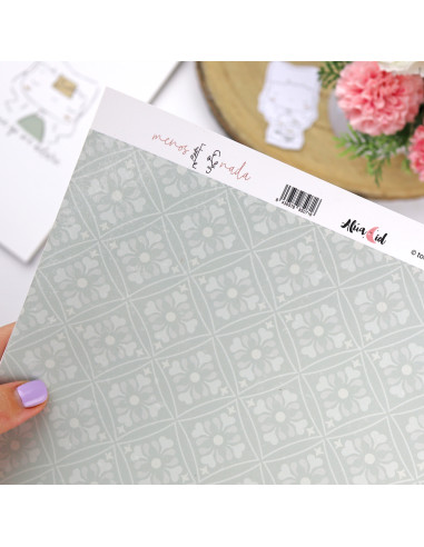 Papel pintado laminated paper| Menos es nada collection