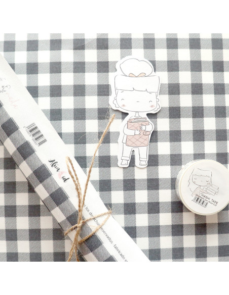 Pizarra binding fabric sheet | Menos es Nada by Alúa Cid