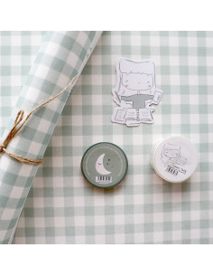 Verde binding fabric sheet | Menos es Nada by Alúa Cid 2