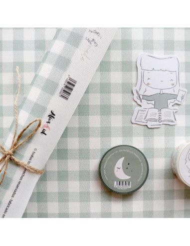 Verde binding fabric sheet | Menos es...