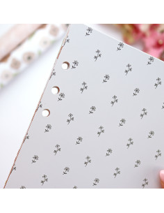 Set of 12 dividers A5 Patio with holes by Alúa Cid 2