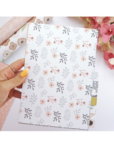 Set of 12 dividers A5 Patio without holes by Alúa Cid