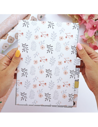 Set of 12 dividers A5 Patio without holes by Alúa Cid