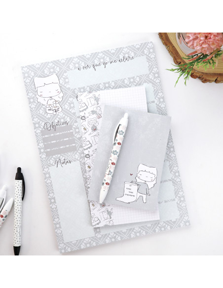 Verde A4 weekly notepad | Menos es nada collection