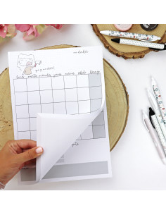 Que yo me aclare A4 monthly notepad | Menos es nada collection 2