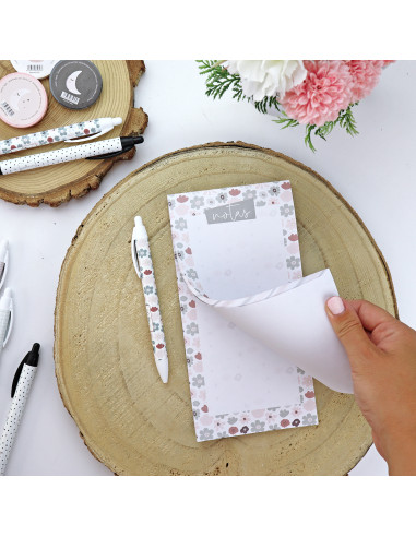 Campo de flores XL notepad | Menos es nada collection