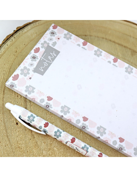 Campo de flores XL notepad | Menos es nada collection