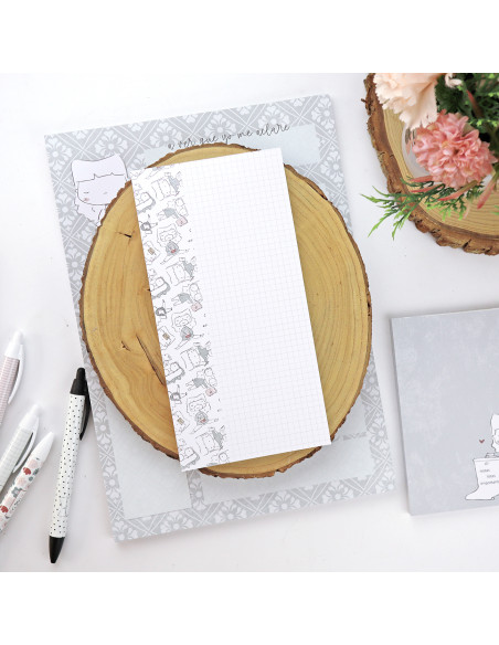 Campo de flores XL notepad | Menos es Nada by Alúa Cid