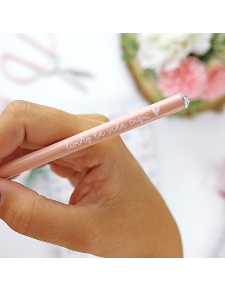 Pink pencil, 'Living la vida cuqui'