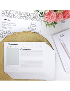 Recipes Chart Sheets Pack 2