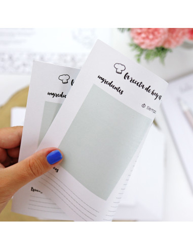 Recipes Chart Sheets Pack