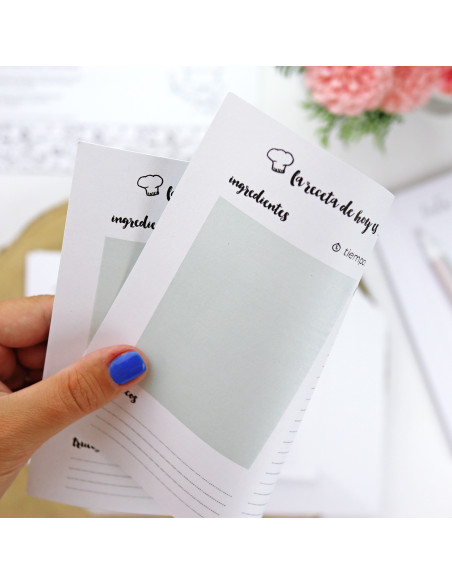 Recipes Chart Sheets Pack
