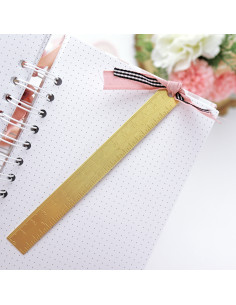 Gold brass ruler 2