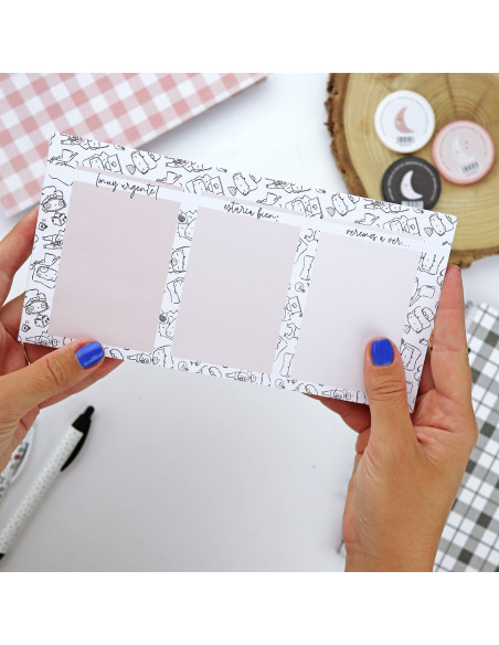 Organiza Tareas XL notepad | Menos es nada collection by Alúa Cid