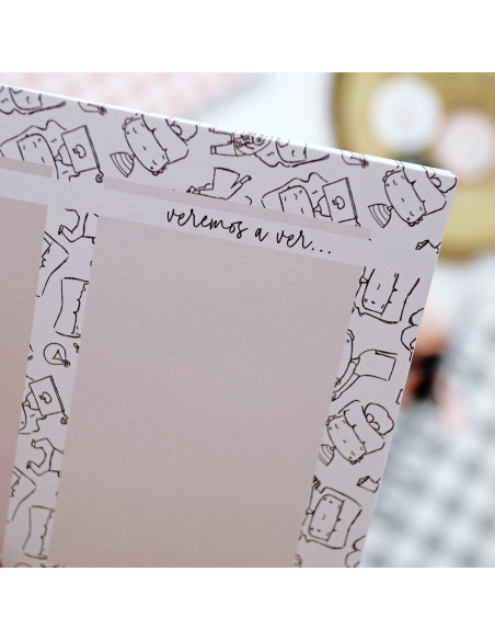 Organiza tareas XL notepad | Menos es nada collection