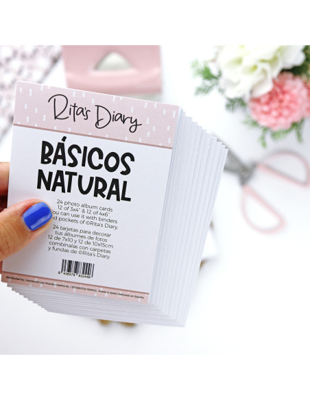 Pack of basic Natural cards