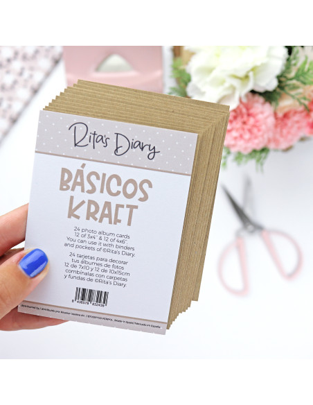 Pack of basic Kraft cards