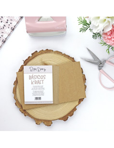 Pack of basic Kraft cards