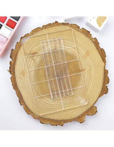 Rectangle acrylic stamping block