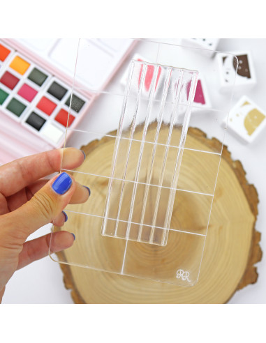 Rectangle acrylic stamping block Rectangle acrylic stamping block