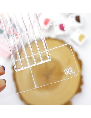 Rectangle acrylic stamping block Rectangle acrylic stamping block