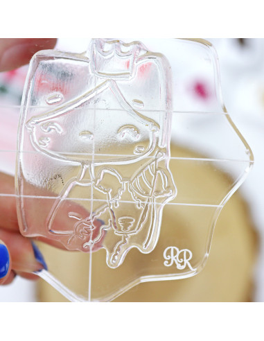 Round acrylic block 3,5''