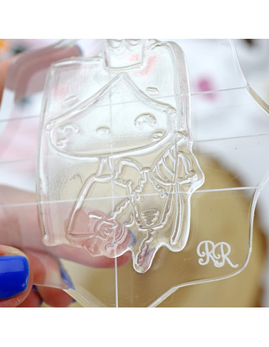 Round acrylic block 3,5''