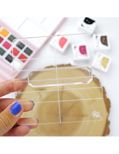 Square acrylic block