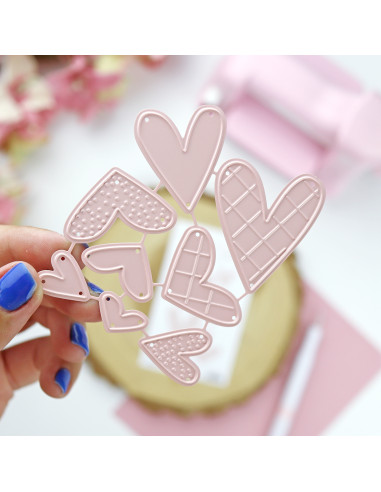 Heart Family die set