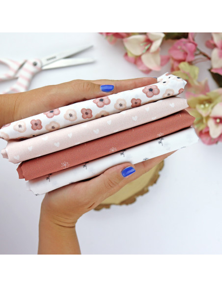 5m Margaritas BN printed fabric | Patio by Alúa Cid