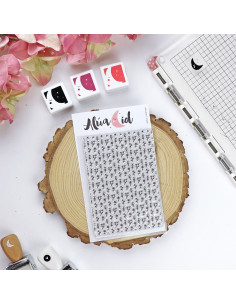 Fondo Floral Patio clear stamp | Alúa Cid