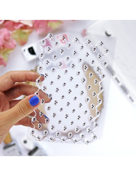 Daisy patio Background Stamp