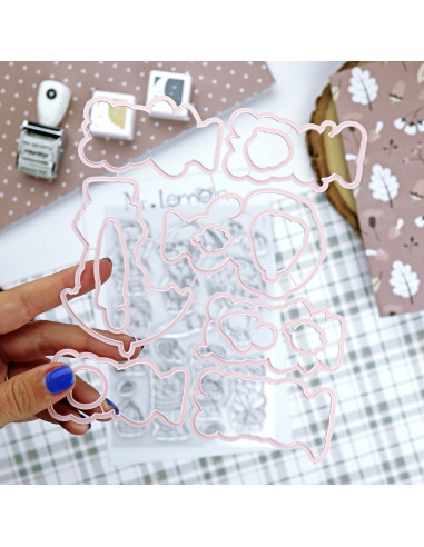 Mr Lemon en Otoño Stamp & Die set |...