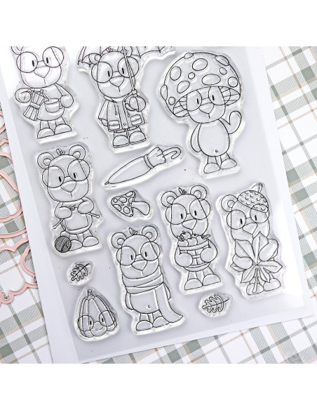 Mr Lemon en Otoño Stamp & Die set | Andrea la gafotas