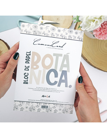 Botánica 6x8" paper pad | ComuniCard collection