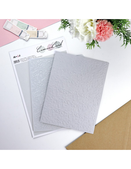 Floral embossing folder | ComuniCard collection