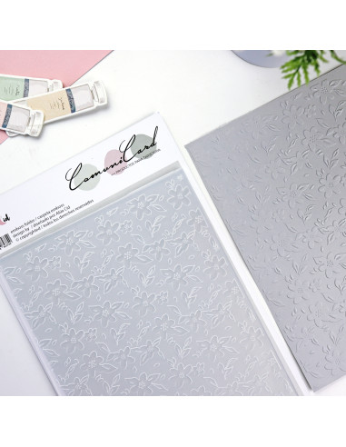 Floral embossing folder | ComuniCard collection