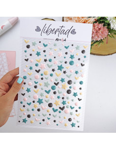 Libertad Cold Colors enamel dots MAXI set | Alúa Cid design