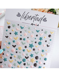 Cold colors MAXI enamel dots | Libertad collection 2