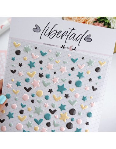 Libertad Cold Colors enamel dots MAXI set | Alúa Cid design