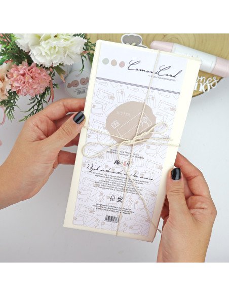 Set of 12 ivory envelopes DL | Comunicard Colection