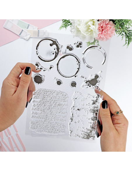 Texturas clear stamps set | Alúa Cid
