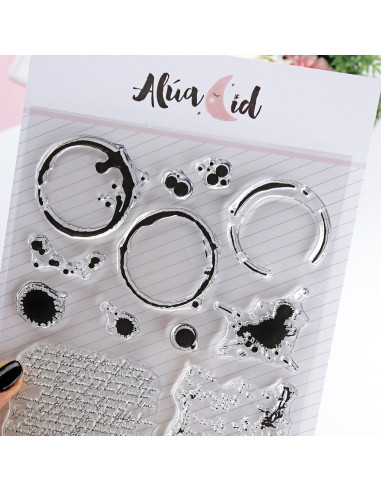 Texturas clear stamps set | Alúa Cid Texturas clear stamps set | Alúa Cid