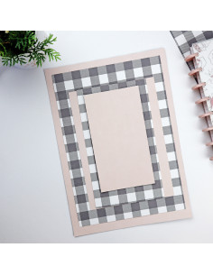 Vichy Negro Set of 2 sheets | Alúa Cid 2
