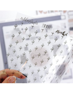 Mini Ramitas printed acetate | Alúa Cid design